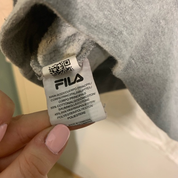 Grey Fila Hoodie - Picture 9 of 10
